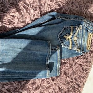 ROCK REVIVAL AMBER BOOT JEAN